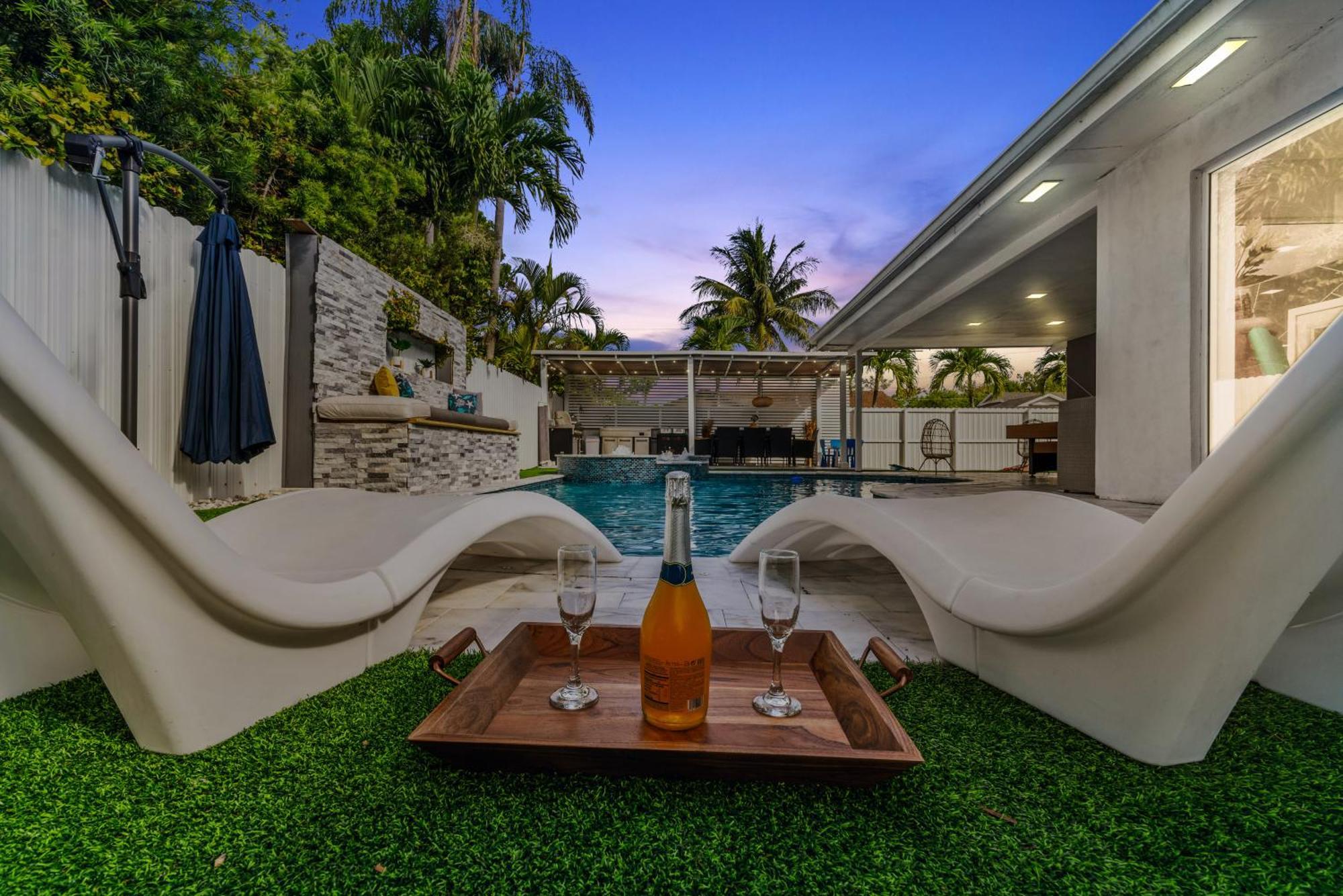 Willa Miami Luxury House W Heated Pool & Jacuzzi Zewnętrze zdjęcie