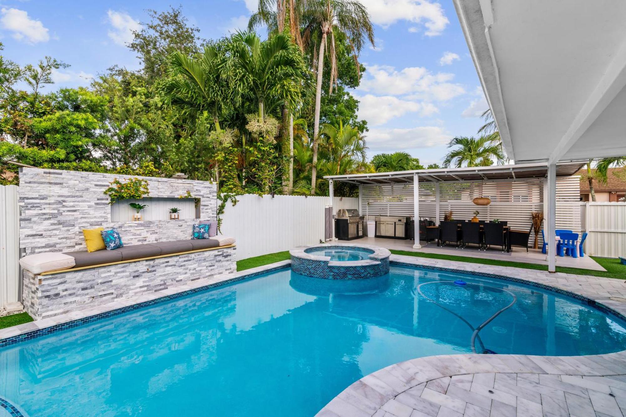 Willa Miami Luxury House W Heated Pool & Jacuzzi Zewnętrze zdjęcie